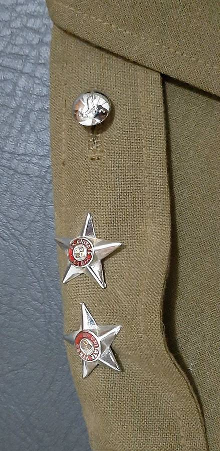 Border War 1970s :  SADF  Infantry Officer's Dress Tunic w/ Branch & Rank Insignia (Inscribed).