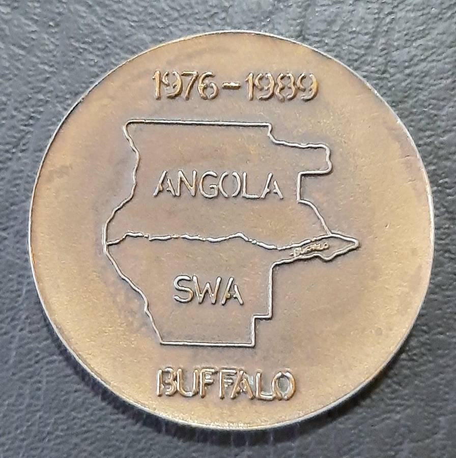 Border War: 1980s SADF  32 Battalion Unit ' Buffalo'  Medallion ( Un-numbered).