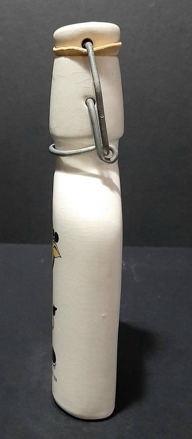 RARE: South Africa 1995 Rugby World Cup 'Ruggles' Ceramic Brandy Decanter w/ Stopper (18cm).