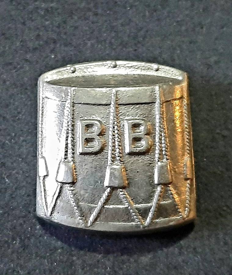 Mid-20th Century: 'Boys Brigade ' Drummer's Proficiency Badge w/ Pin.