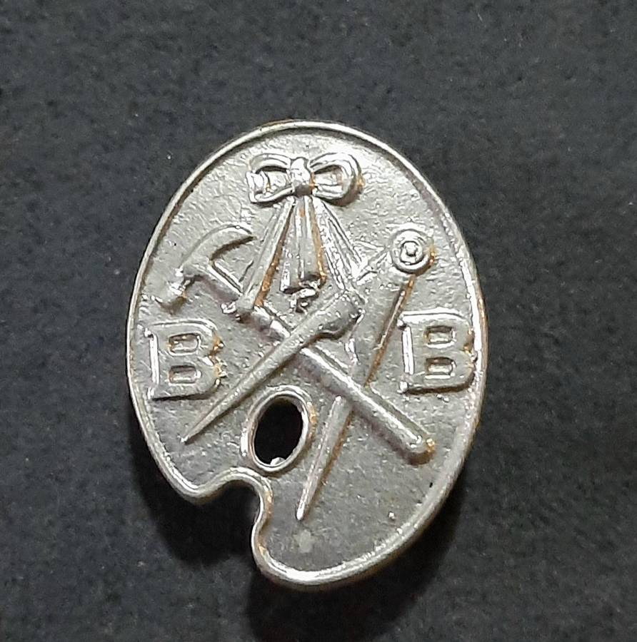 Mid-20th Century: 'Boys Brigade' Vocational Skill Badge w/ Pin.