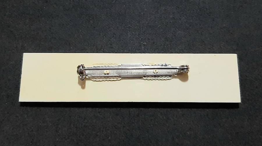 RARE: 1980s Border War- SA Medical Service Lucite Name Badge w/ Pin.