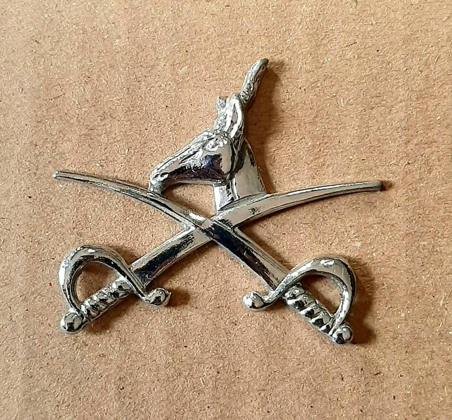 Border War: 1980s SADF Physical Training Instructor Metallic Breast Badge (Pins).