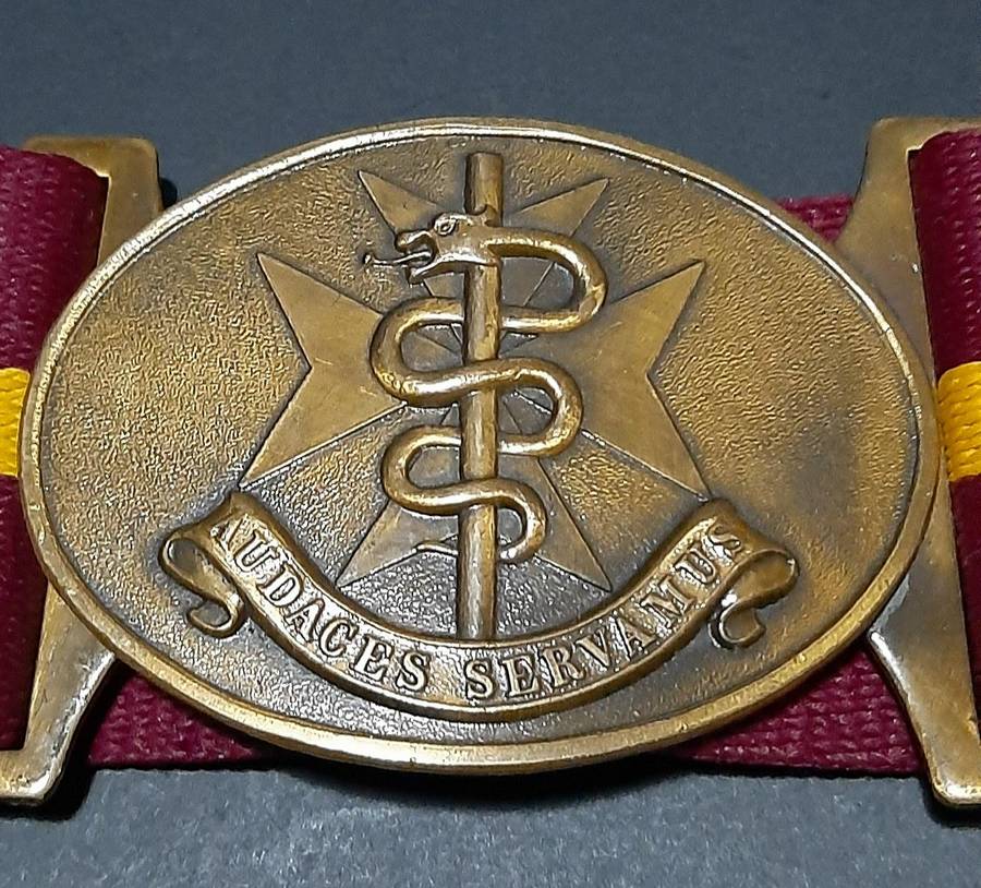 RARE: 1980s/1990s SAMS Regimental Stable-Belt w/ Brass Buckle (Complete) [ 100cm].