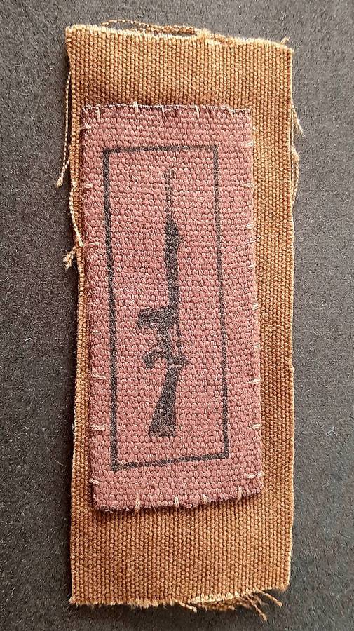 Border War: 1980s SADF Nutria Fielddress Marksman's Qualification Breast Badge Swatch.