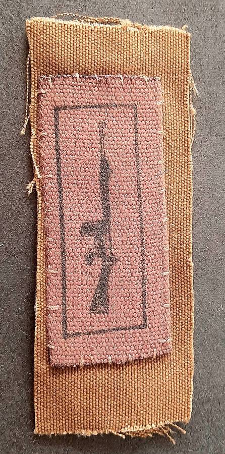 Border War: 1980s SADF Nutria Fielddress Marksman's Qualification Breast Badge Swatch.