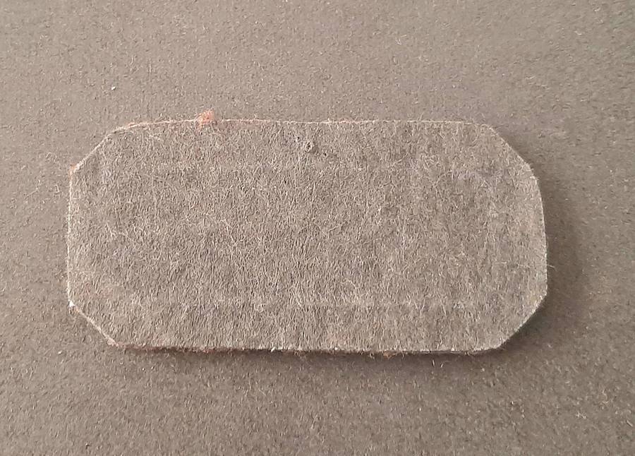 Border War: 1970s SADF Nutria Felt Embroidered Marksman's Proficiency Badge.