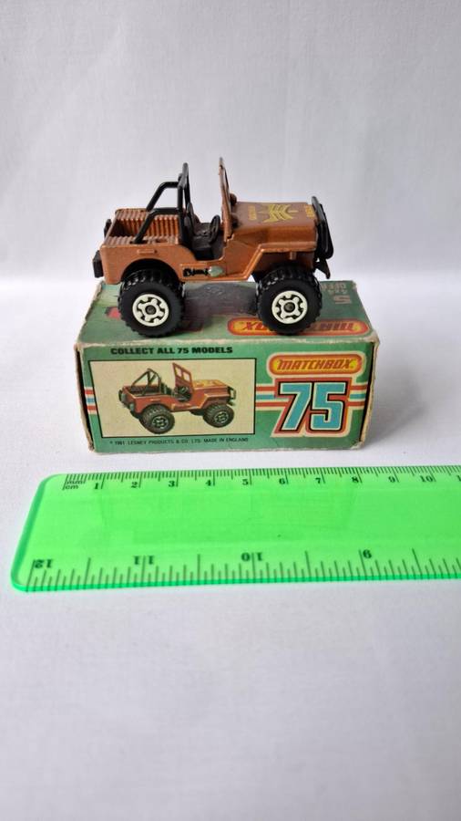 Vintage Matchbox Diecast No.98 "4x4 Jeep of Road Golden Eagle" Made By Lesney - Excellent Condition