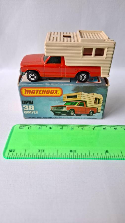 Vintage Matchbox Diecast No.38 "Ford Camper" Made By Lesney - Excellent Condition