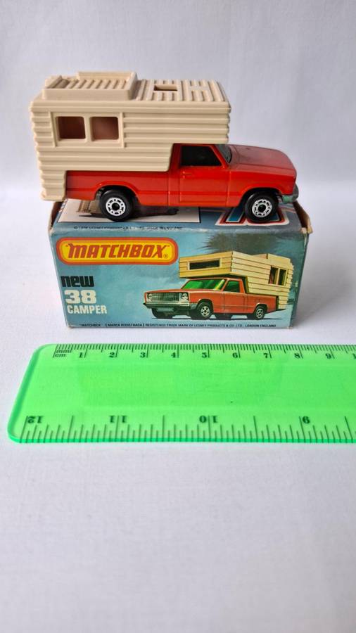Vintage Matchbox Diecast No.38 "Ford Camper" Made By Lesney - Excellent Condition