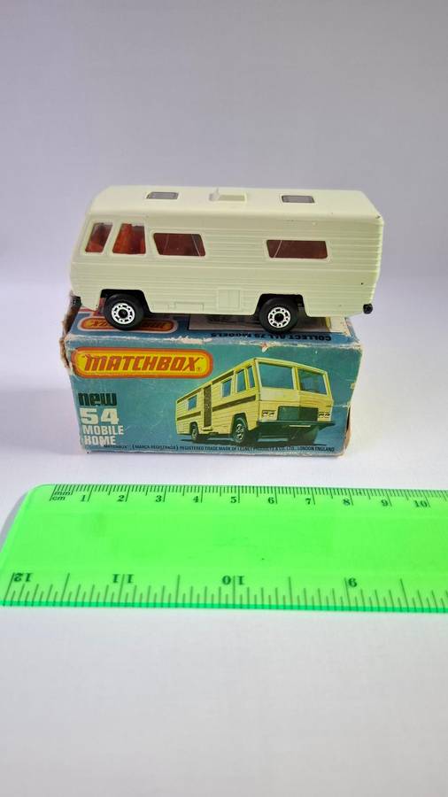 Vintage Matchbox Diecast No.54 "Superfast Mobile Home" Made By Lesney - Excellent Condition