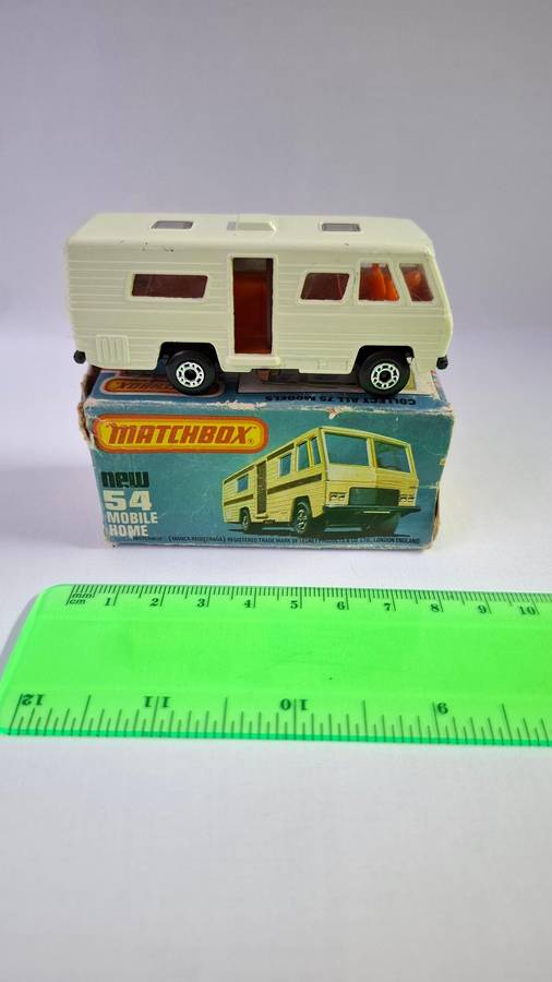 Vintage Matchbox Diecast No.54 "Superfast Mobile Home" Made By Lesney - Excellent Condition