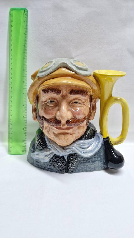 Large Royal Doulton  Character Jug "Veteran Motorist"  - Excellent Condition
