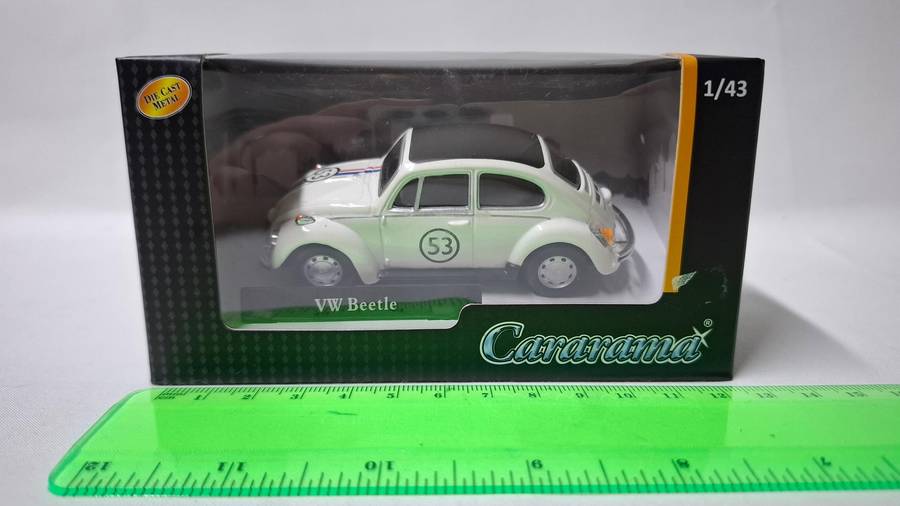 Cararama Diecast Volkswagen Beetle (Herbie) - Excellent Condition