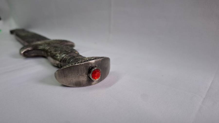 Stunning Vintage Decorative Silver Mounted Dagger in Sheath - Excellent Condition