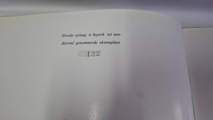 Die Bruin Kokon By Philander, P.J. and Langdown, A.A (Signed and Numbered 122 of 1000)