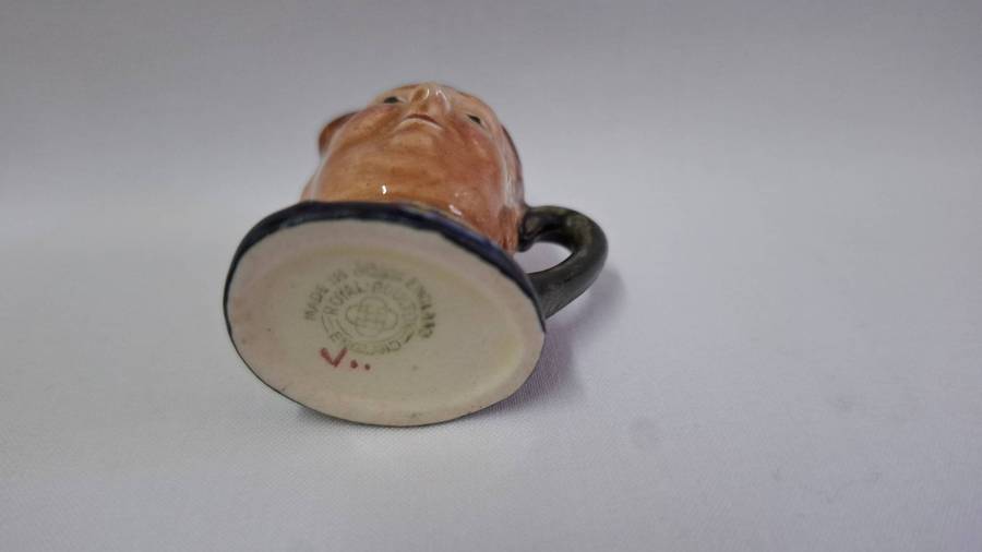 Royal Doulton Miniature Toby Jug "Fat Boy" - Excellent Condition