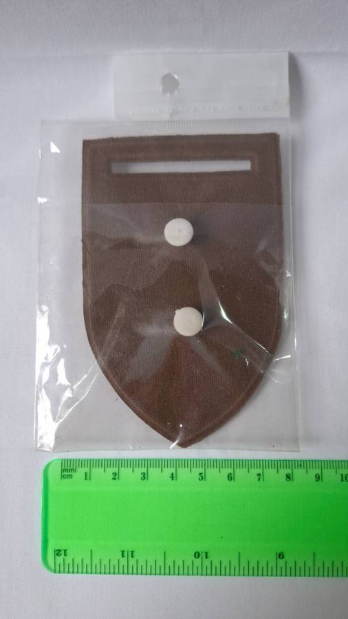 SADF Parabat Alpha Company Metal Shoulder Flash - All pins intact - In Good Condition