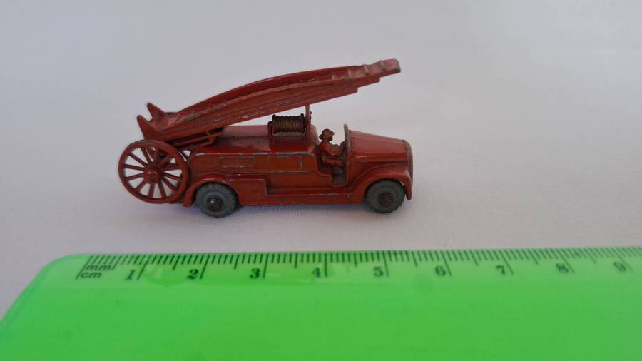 Vintage Lesney Diecast No. 9 Dennis Fire Escape Engine - Good Condition
