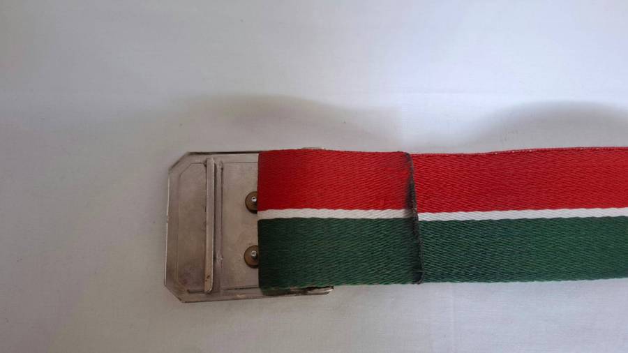 SADF S.A. Intelligence Corps Stable Belt and Buckle - Excellent Condition
