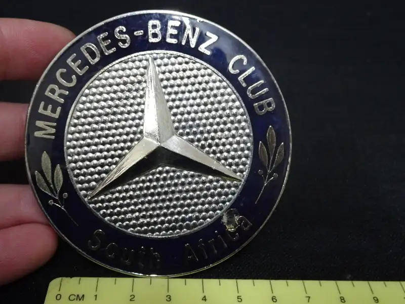 Mercedes - Benz Club Of South Africa Car Grill Badge