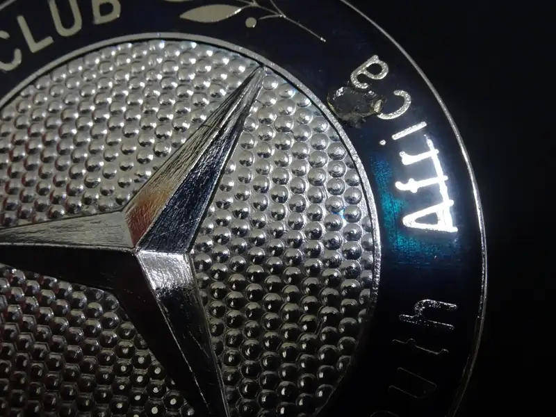 Mercedes - Benz Club Of South Africa Car Grill Badge