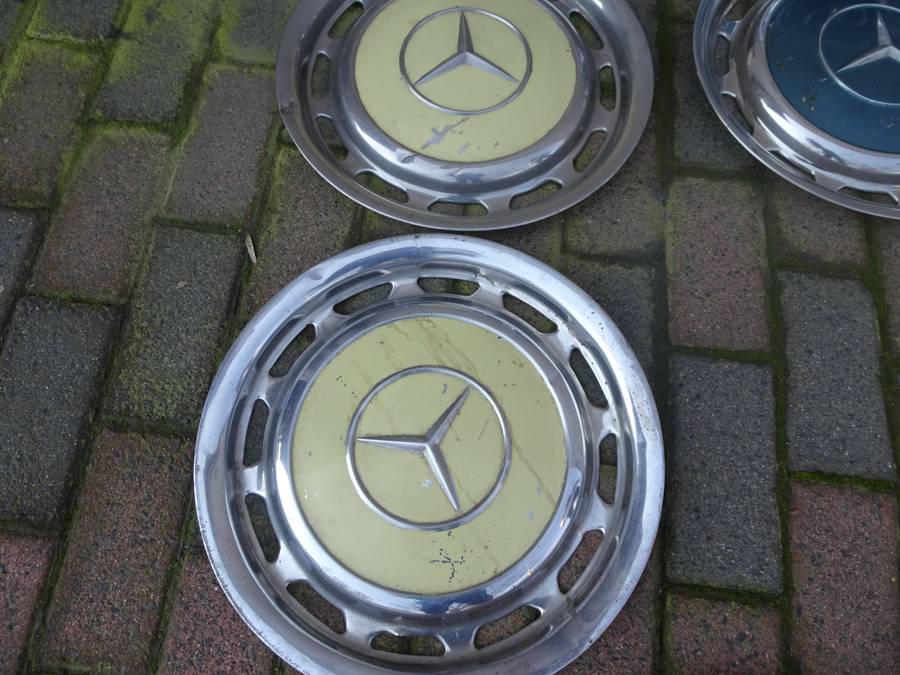 Collection Of Ten Mercedes Benz Wheel Trimmings - In Secondhand Condition (View Images)