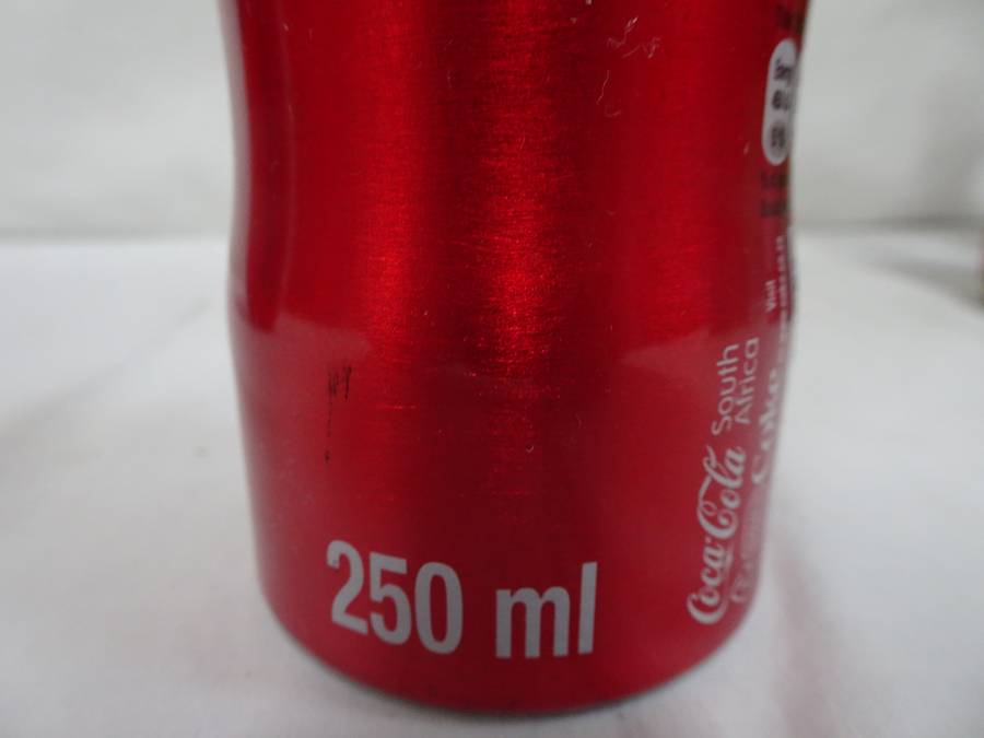 Collection Of 8x Coco Cola Glass Bottles +One Coca-Cola FIFA World Cup Russia 2018 Soccer Metal Ball