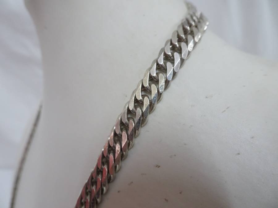 Stunning Chunky 925 Sterling Silver Cuban Mens Link Chain - Clearly Marked 925 - 61.4 Grams