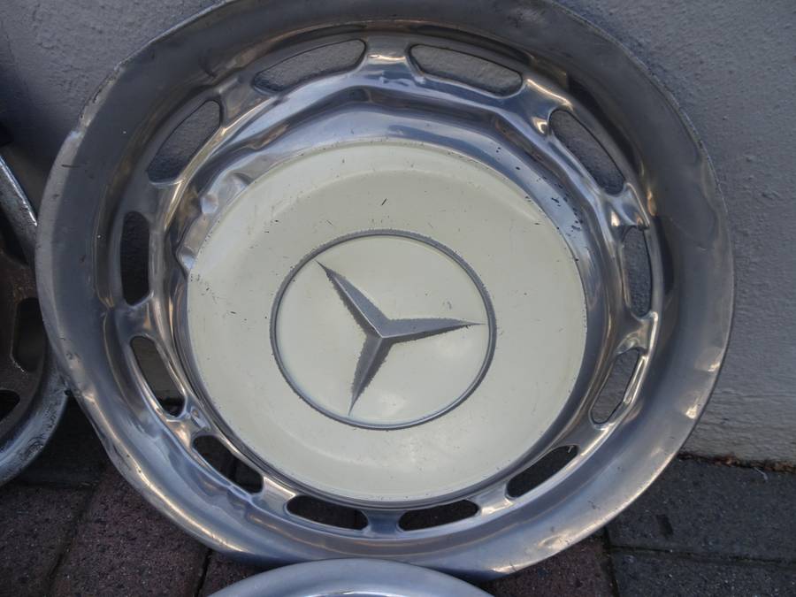 Collection Of Fifthteen Mercedes Benz Wheel Trimmings - In Secondhand Condition (View Images)