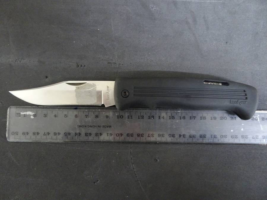 Stunning Kershaw Pocket Folding Knife - In Original Bag And Box Still - In Excellent Condition