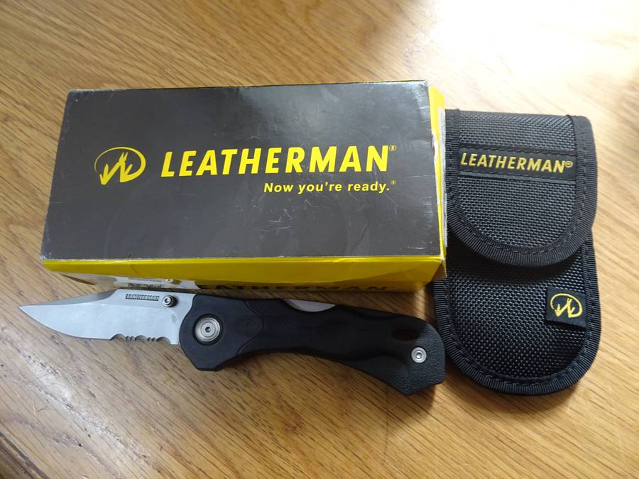 Stunning Leatherman H501 Lock Back Knife With Serrated Blade - In Excellent Condition