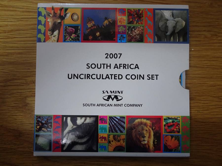 South Africa Uncirculated 2007 Coin Set - In Original Package - In Excellent Condition