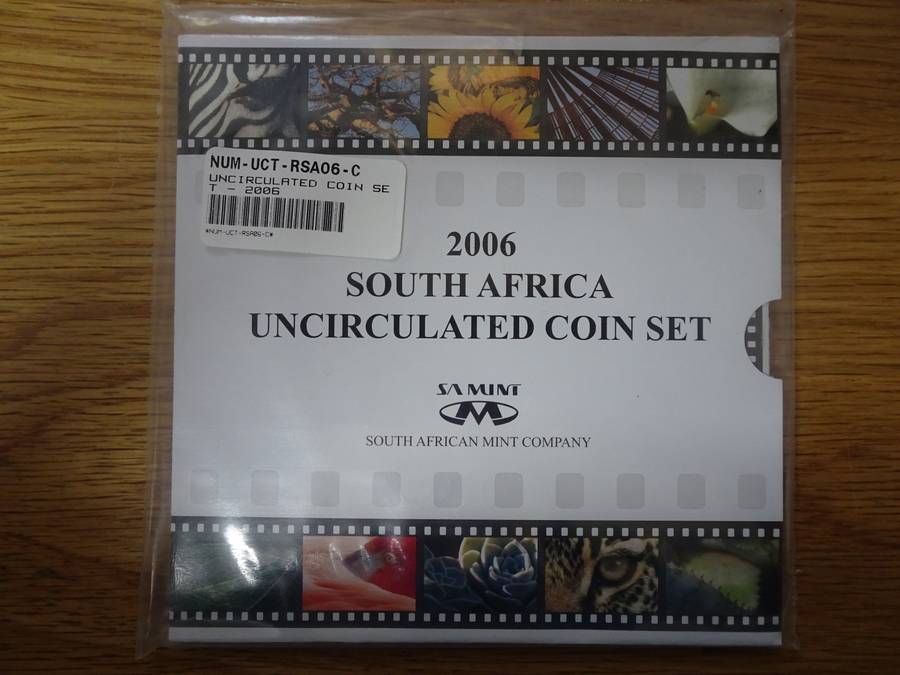 South Africa Uncirculated 2006 Coin Set - Still Sealed In Original Package - In Excellent Condition
