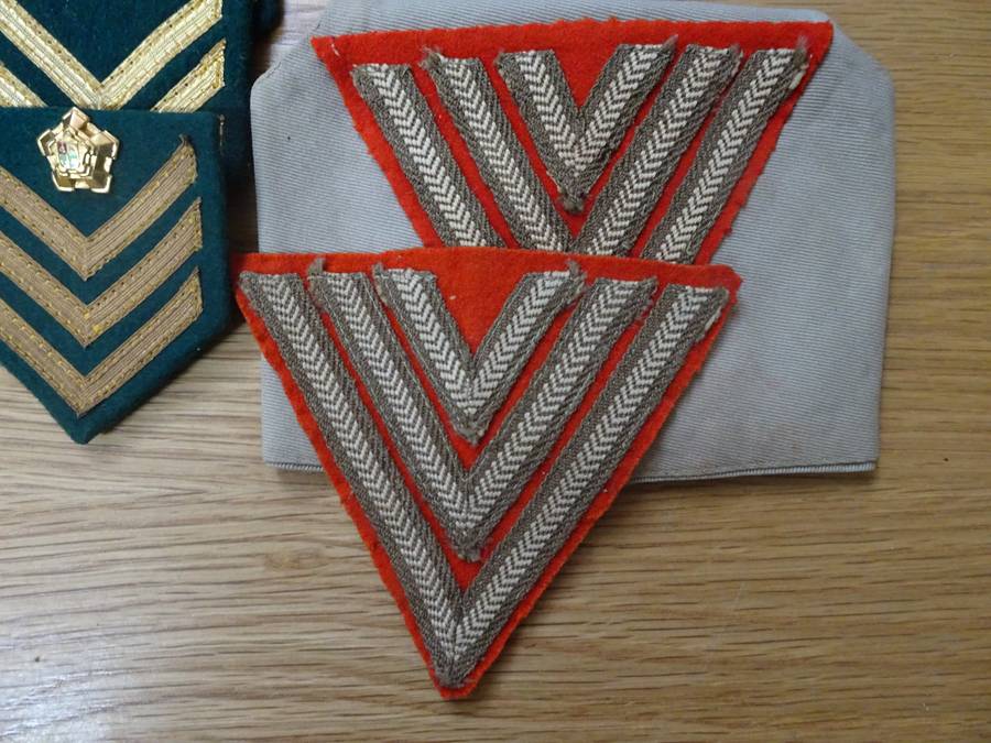 Joblot Of South Africa Defence Force Cloth Shoulder Ranks - In Good Condition