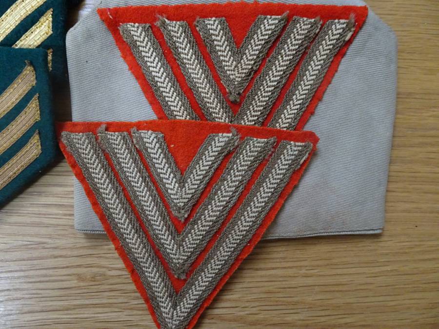 Joblot Of South Africa Defence Force Cloth Shoulder Ranks - In Good Condition