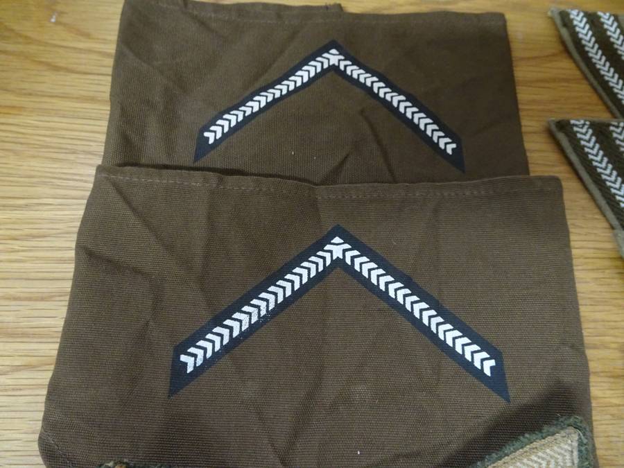 Joblot Of South Africa Defence Force Cloth Shoulder Ranks - In Good Condition
