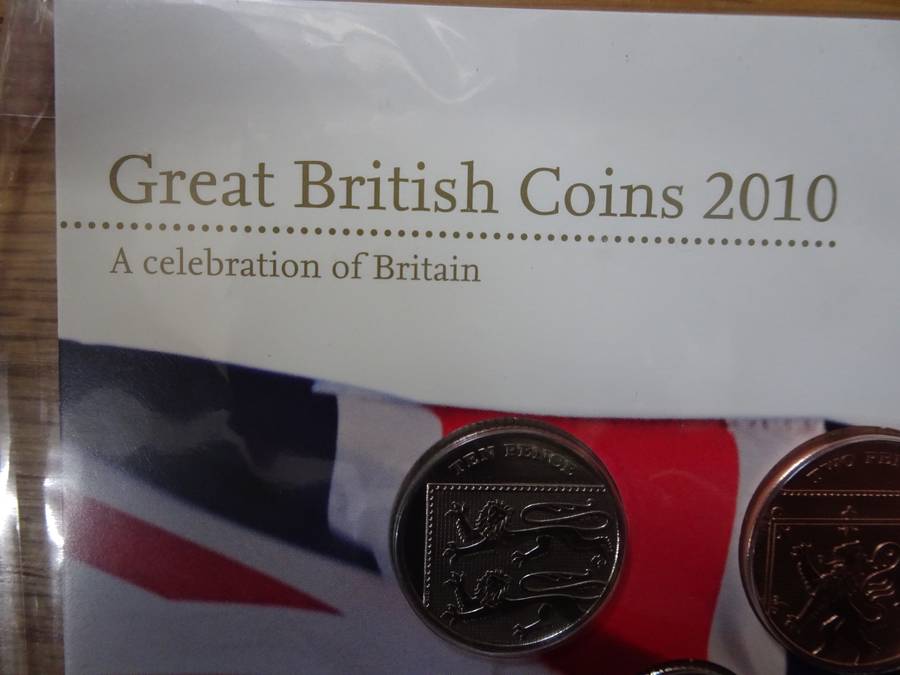 Great British Coins 2010 - A Celebration Of Britain - The Royal Mint - Still Sealed