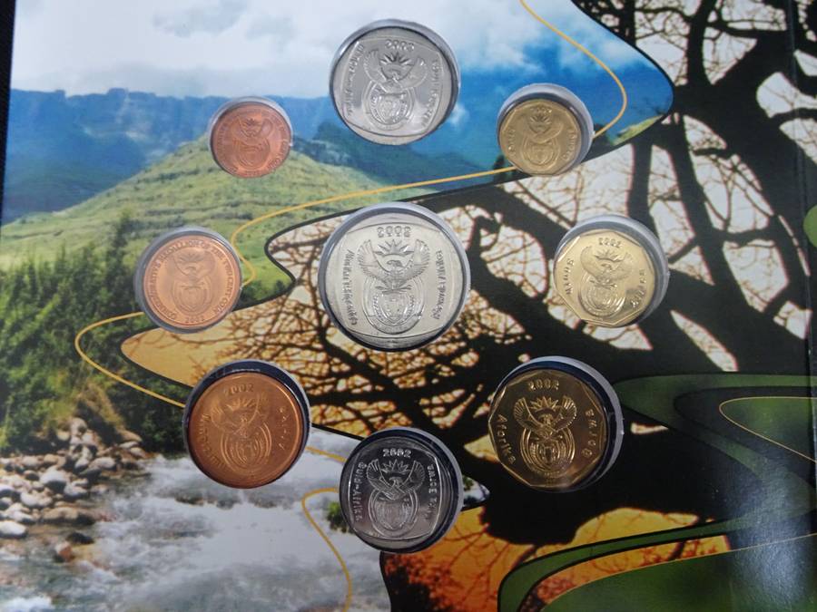 South Africa Uncirculated 2002 Coin Set - In Original Package - In Excellent Condition
