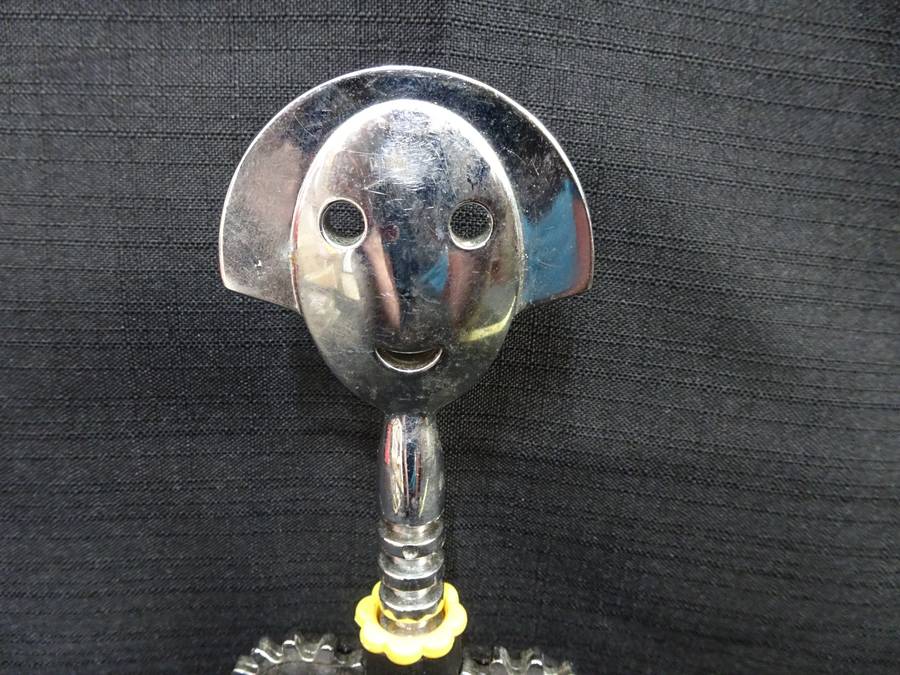 Stunning Anna G. Design Corkscrew, Resin and Chrome Zamak, Black - 24cm x 7cm