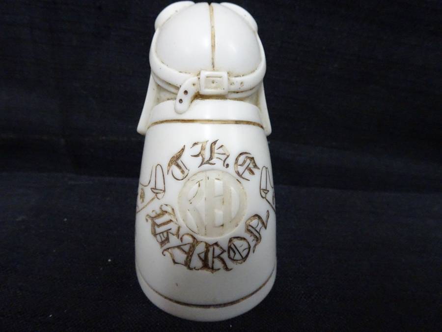 Fantastic!!! Original John Biccard Crushed Marble and Resin " RED BARON " Figurine!!!