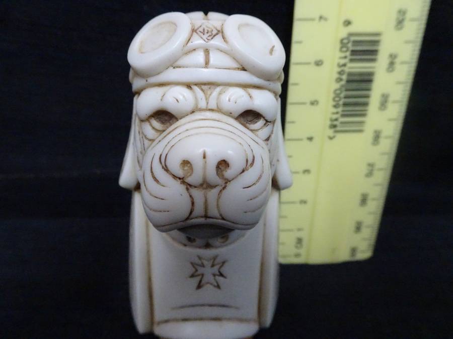 Fantastic!!! Original John Biccard Crushed Marble and Resin " RED BARON " Figurine!!!