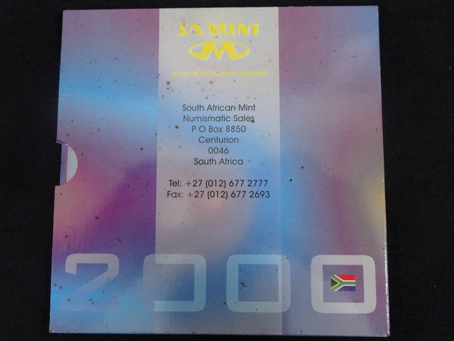 2000 South Africa Uncirculation Coin Set - In Excelent Condition