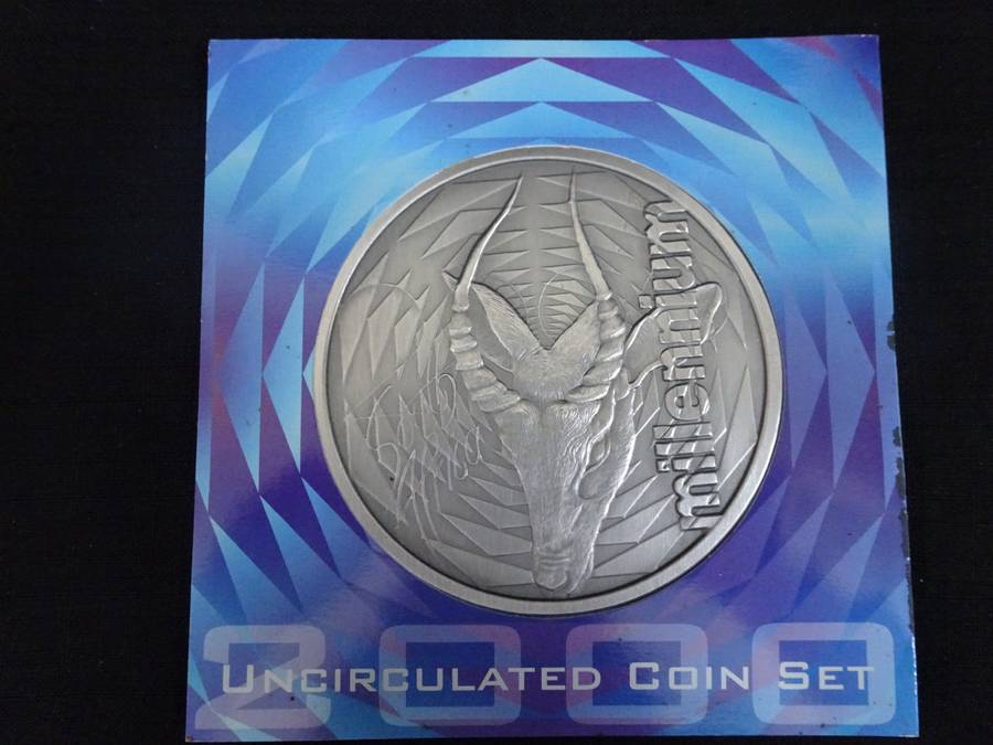 2000 South Africa Uncirculation Coin Set - In Excelent Condition