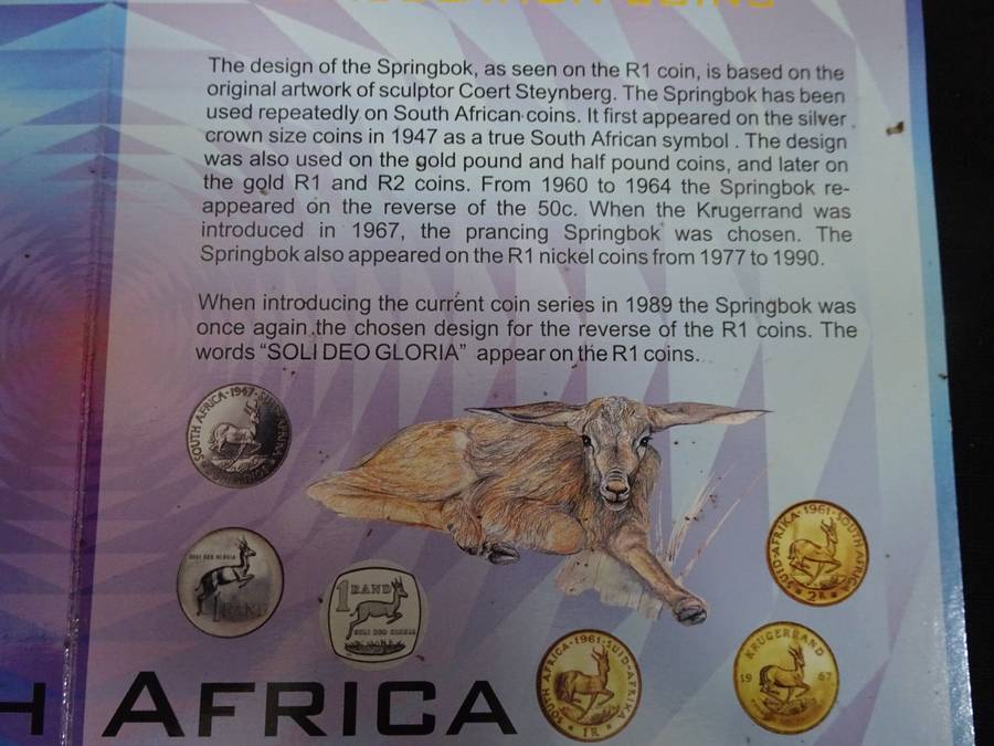 2000 South Africa Uncirculation Coin Set - In Excelent Condition