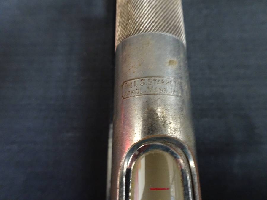 Superb Vintage L. S. Starrett Athol Mass USA Engineers-Machinists Spirit Level - 46cm x 7cm