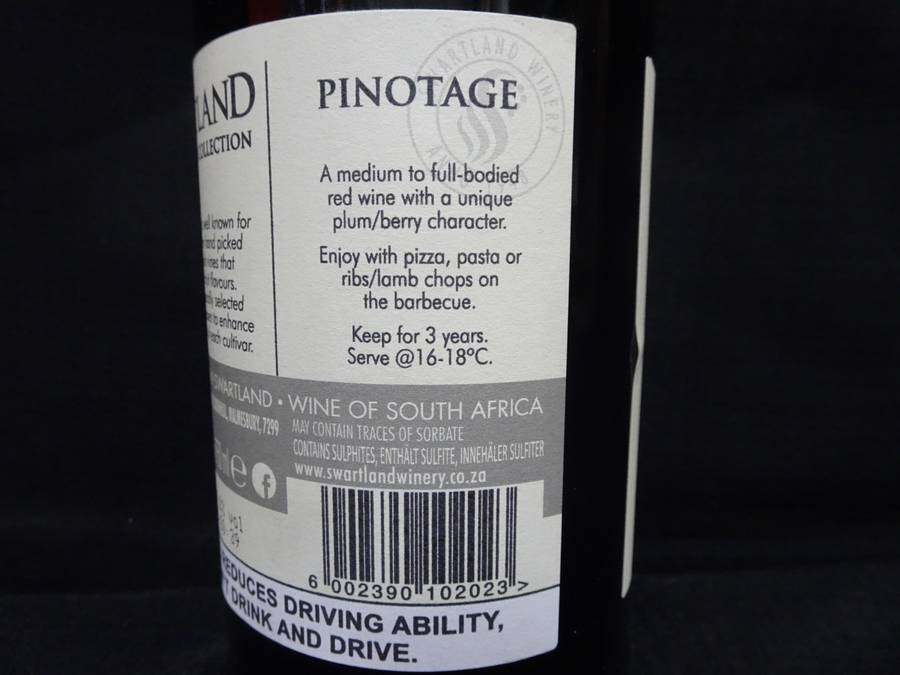 Sealed 750ml Bottle Of Swartland Winemaker's Collection 2021 Pinotage - See My Description