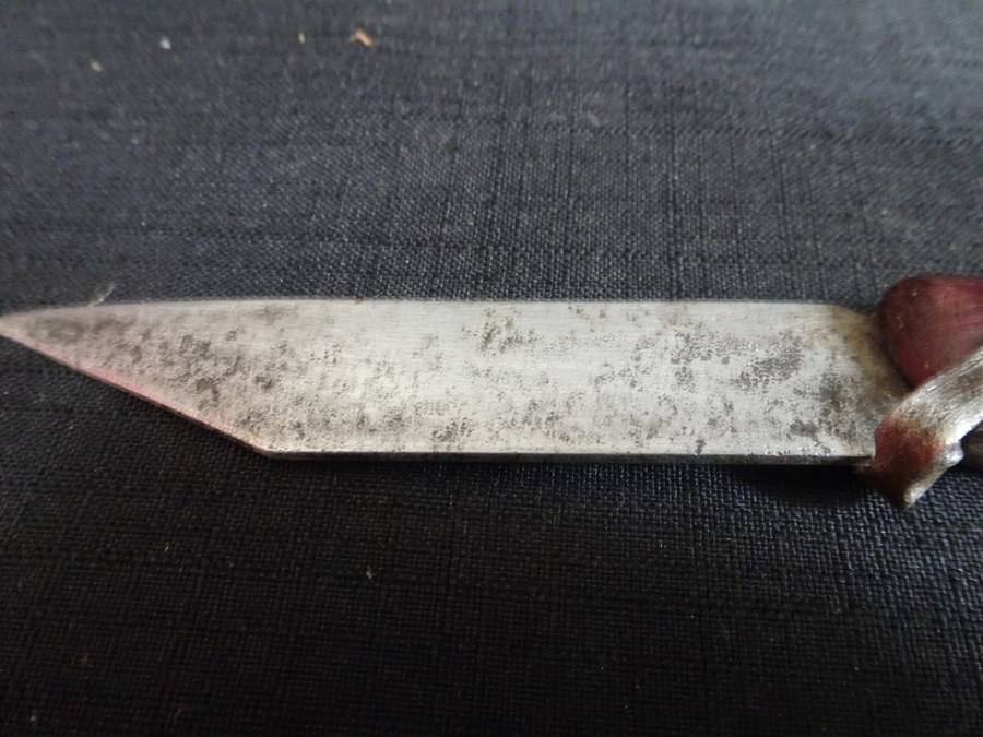 Vintage Okapi South Africa Locking Blade Knife Moon And (3) Stars - Okapi Made In Germany