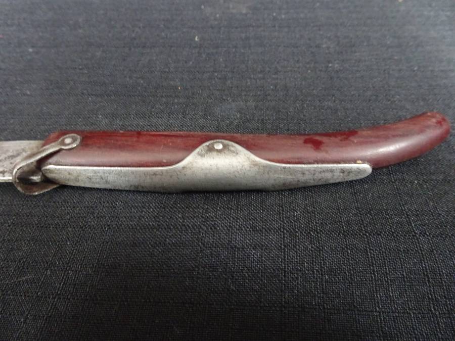 Vintage Okapi South Africa Locking Blade Knife Moon And (3) Stars - Okapi Made In Germany