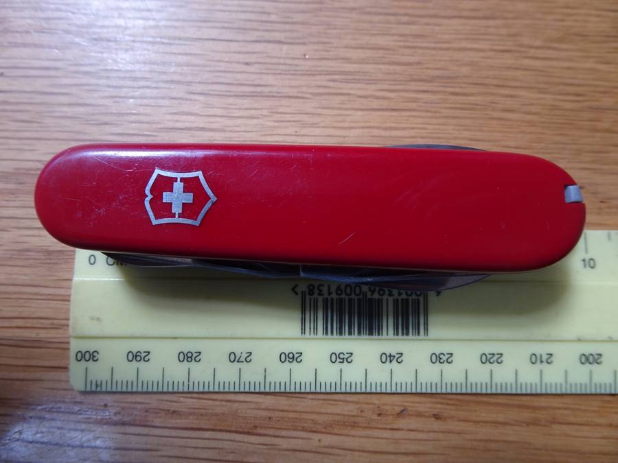Victorinox Switzerland Stainless Rostfrei Officier Suisse Swiss Army Knife - Good Condition